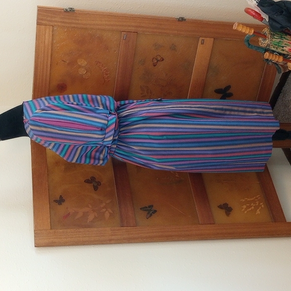 VTG 80’s Cottagecore Pastel J.J. of California Dress - Picture 13 of 15